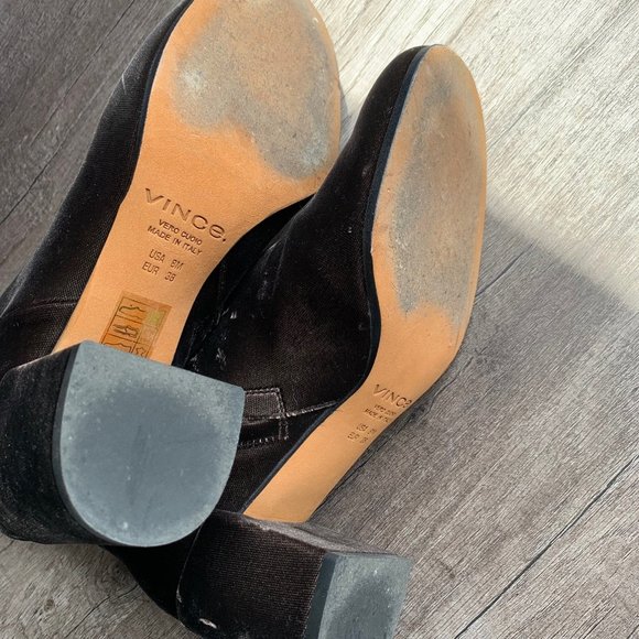 Vince Women's Blakely velvet ankle boots us size 8 - Picture 5 of 11